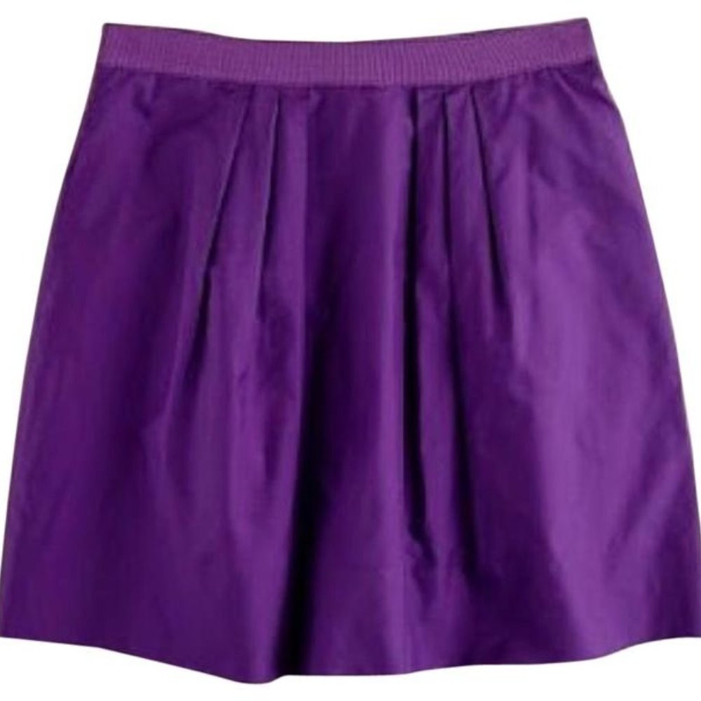 J. Crew Taffeta Marvell's Mini Skirt